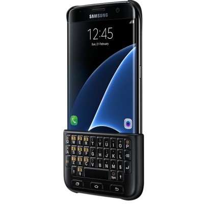 Keyboard Cover Galaxy S7 Edge, Black